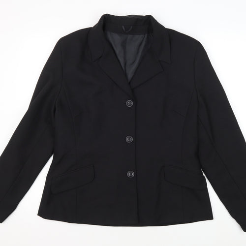 New Look Women's Black Blazer UK 18 Classic Fit