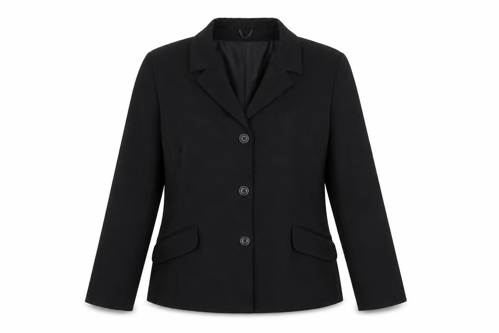 Front view of New Look Women's Black Blazer UK 18 Classic Fit