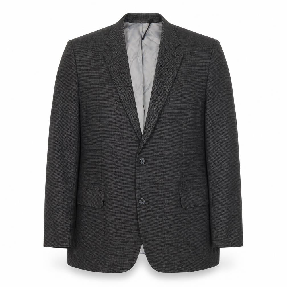 Front view of Charlton Gray Men's Grey Blazer 44R Business Jacket