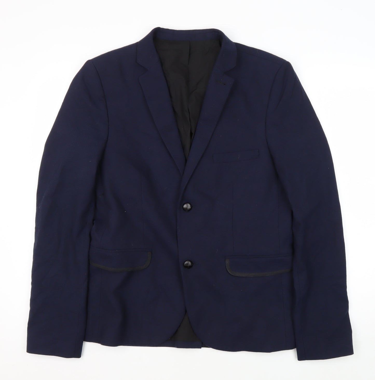 Topman Men's Blue Blazer, Size 40, Formal Jacket