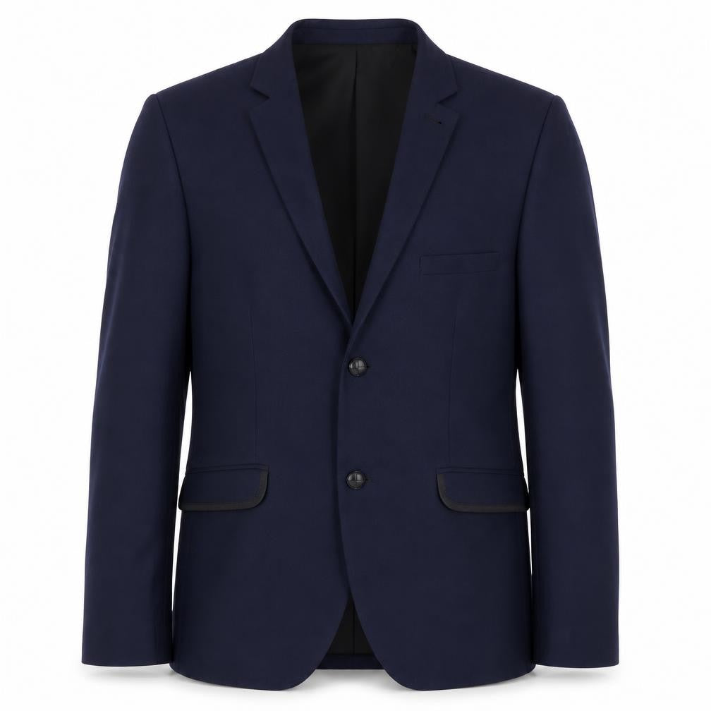 Front view of Topman Men's Blue Blazer, size 40, Formal Jacket