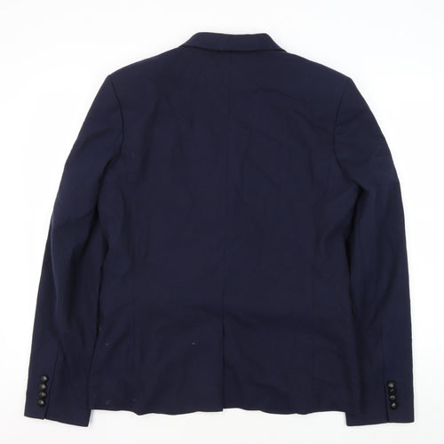 Topman Men's Blue Blazer, Size 40, Formal Jacket