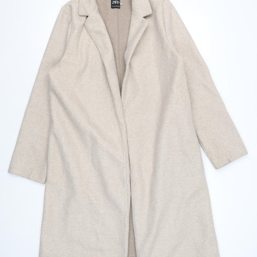Zara Men's Beige Coat Size L