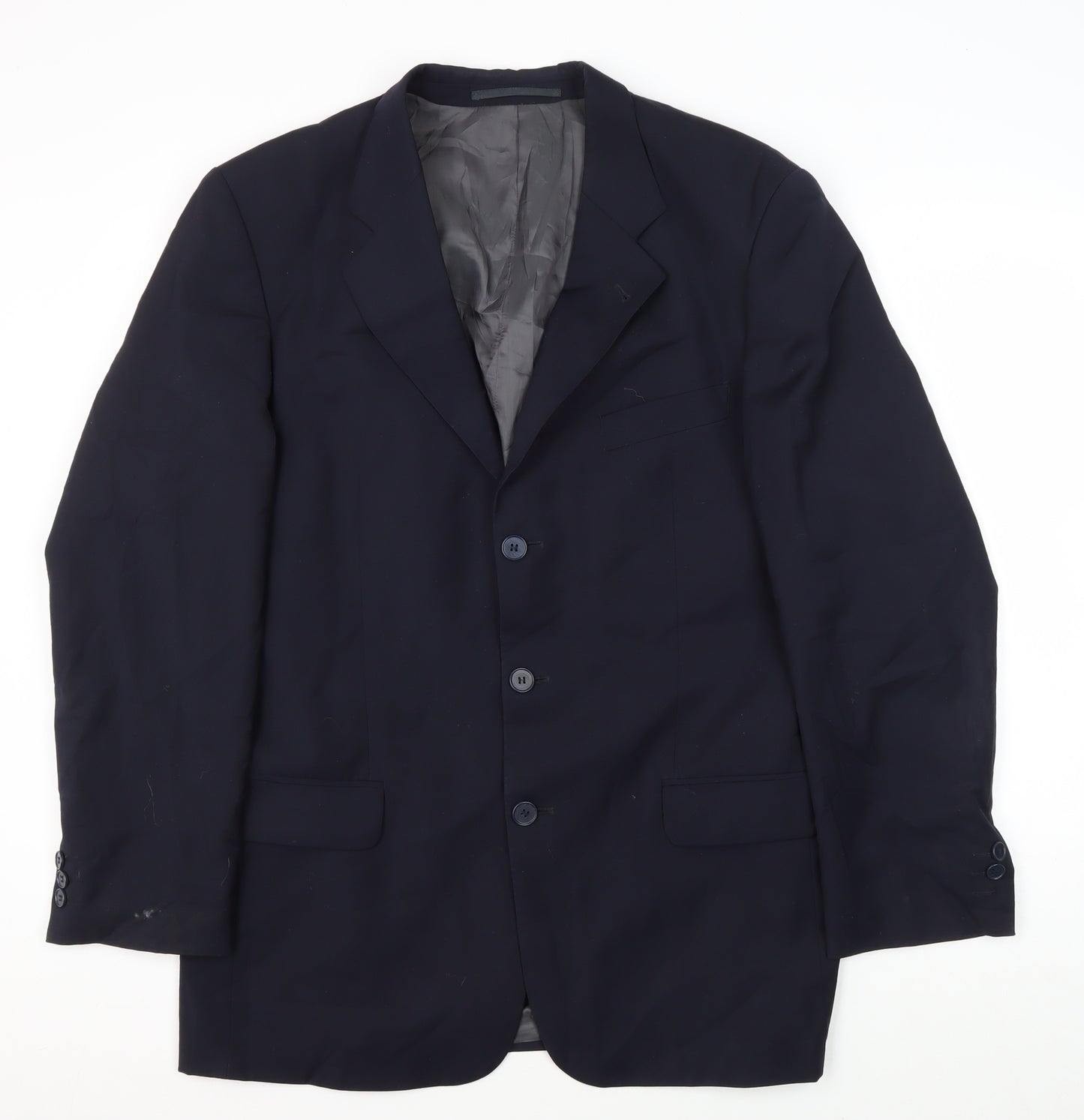 Brook Taverner Men's Blue 40 Regular Fit Blazer
