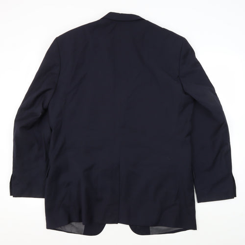 Brook Taverner Men's Blue 40 Regular Fit Blazer