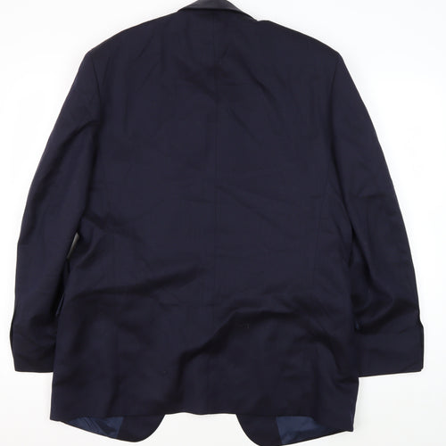 James Barry Men's Blue Wool Blazer 40 Short Jacket