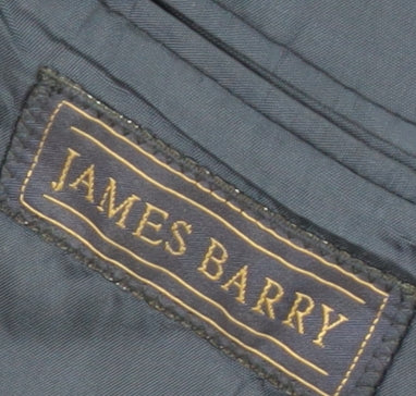 James Barry Men's Blue Wool Blazer 40 Short Jacket