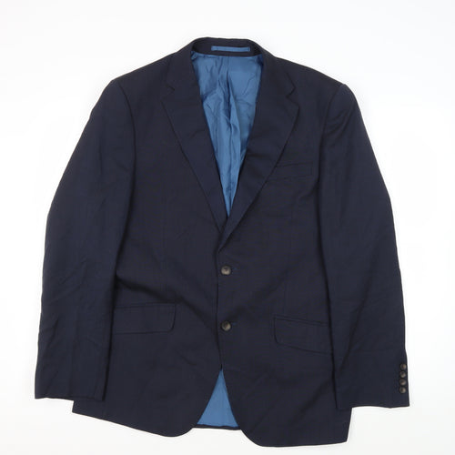 Marks and Spencer Men's Blue Blazer Medium 40 Regular Fit