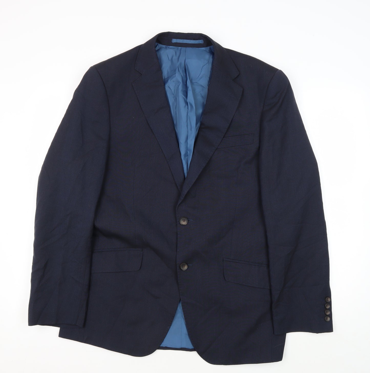 Marks and Spencer Men's Blue Blazer Medium 40 Regular Fit