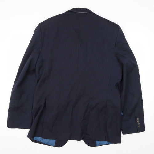 Marks and Spencer Men's Blue Blazer Medium 40 Regular Fit