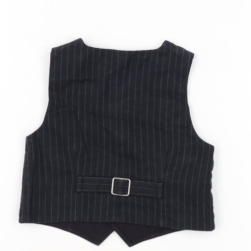 Marks and Spencer Unisex Baby Grey Pinstripe Waistcoat 3-6M