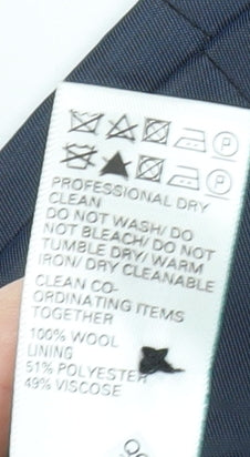 Marks and Spencer Men's Blue Suit Waistcoat 40L