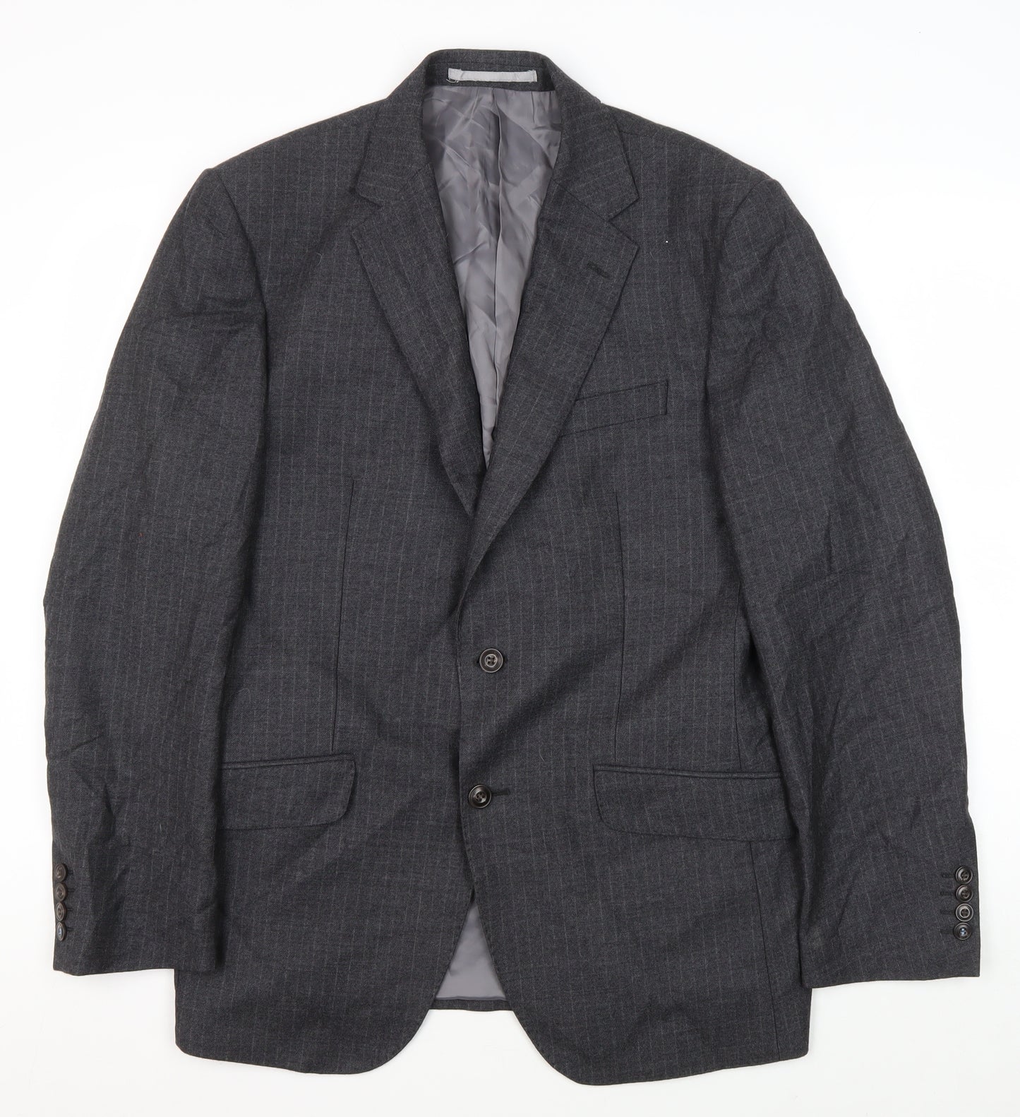 Marks and Spencer Men's Grey Wool Blazer 40R