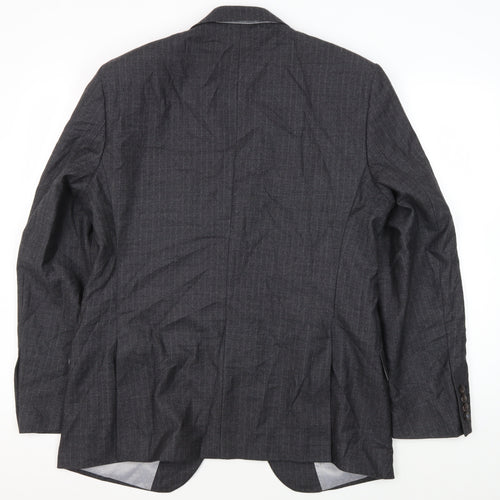 Marks and Spencer Men's Grey Wool Blazer 40R