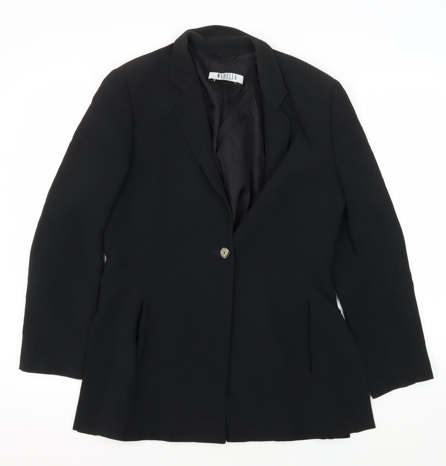 Marella Women's Black Blazer, Size 12, Business Wear