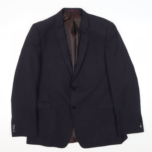 Marks and Spencer Men's Blue Slim Fit Blazer 42R