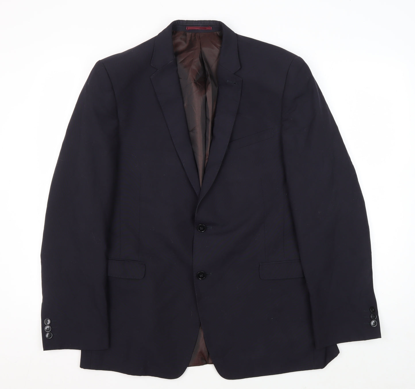 Marks and Spencer Men's Blue Slim Fit Blazer 42R