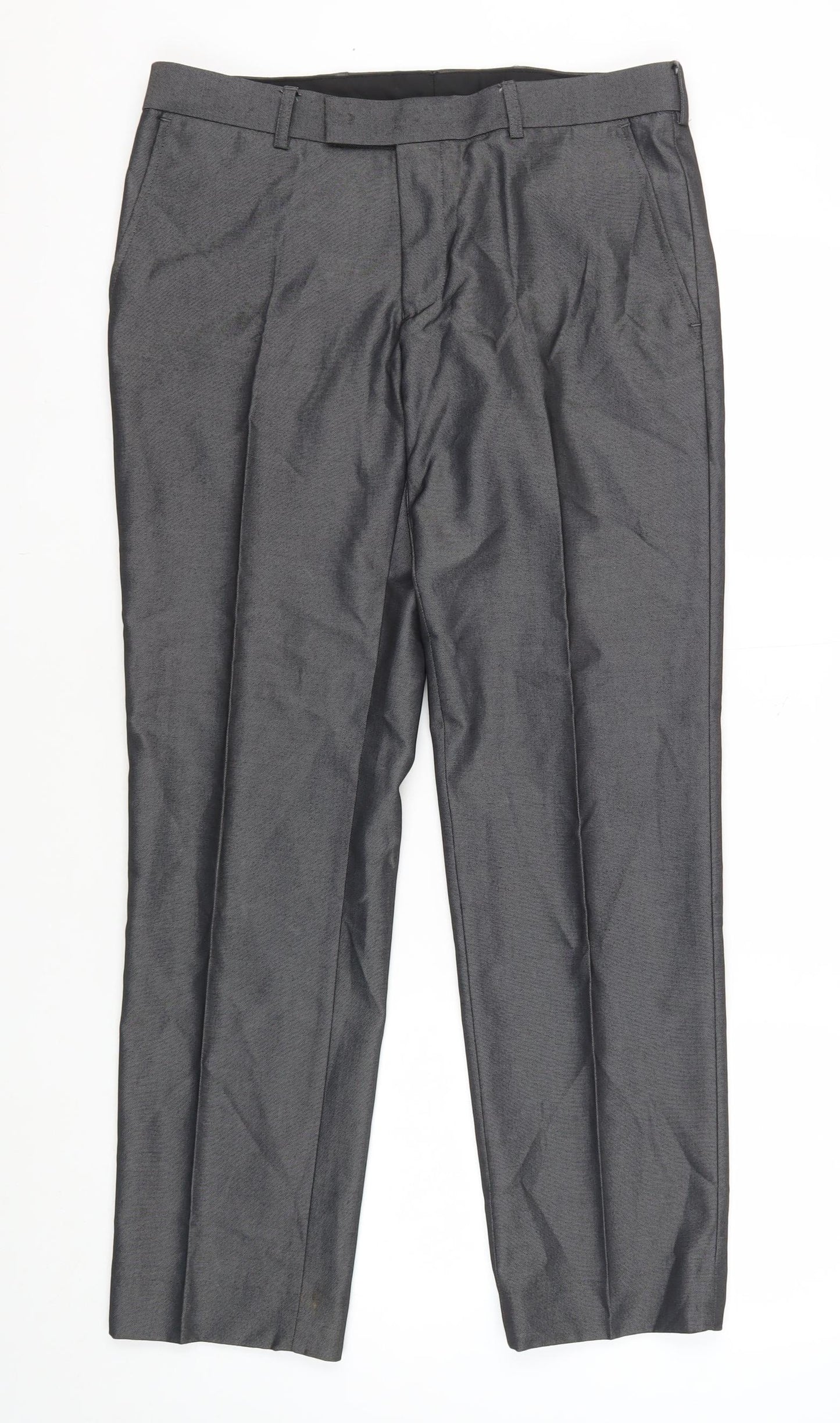 Marks and Spencer Men's Grey Trousers Size 32