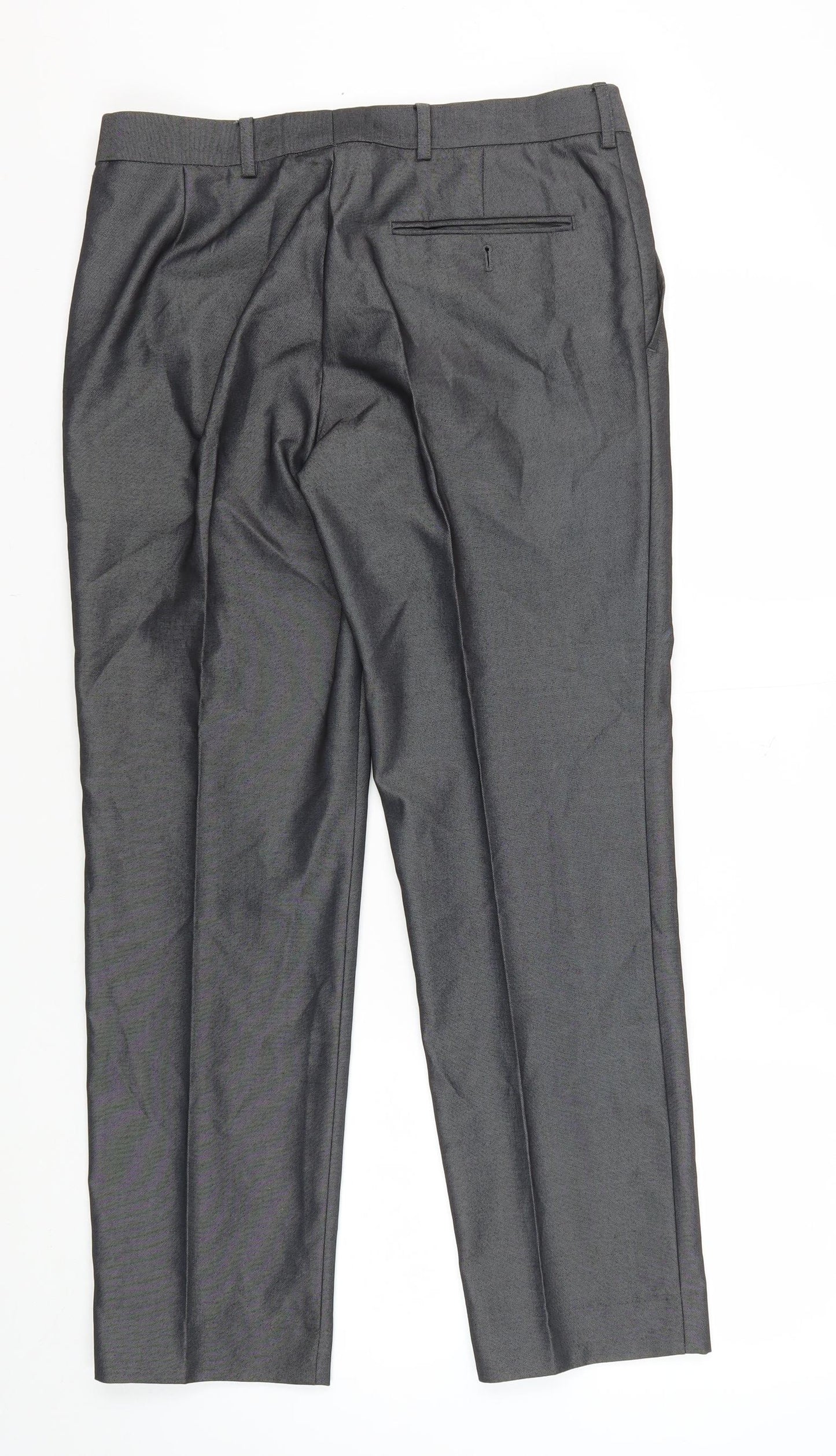 Marks and Spencer Men's Grey Trousers Size 32