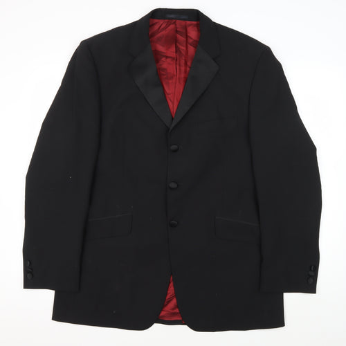 Burton Men's Black Tuxedo Blazer, 42 Regular Fit