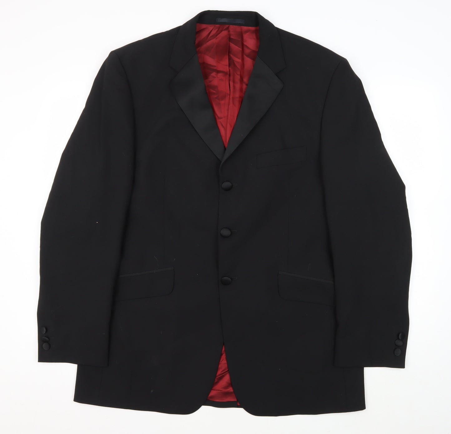 Burton Men's Black Tuxedo Blazer, 42 Regular Fit