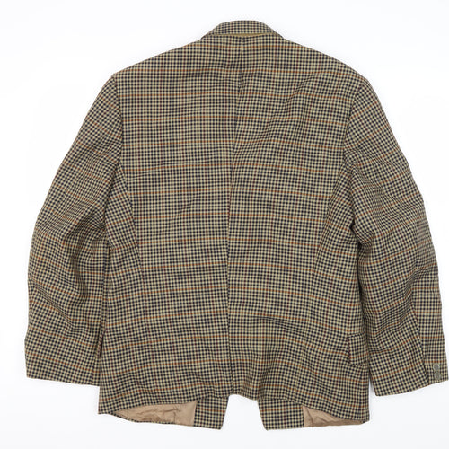 Elit International Men's Multicoloured Check Blazer 38R