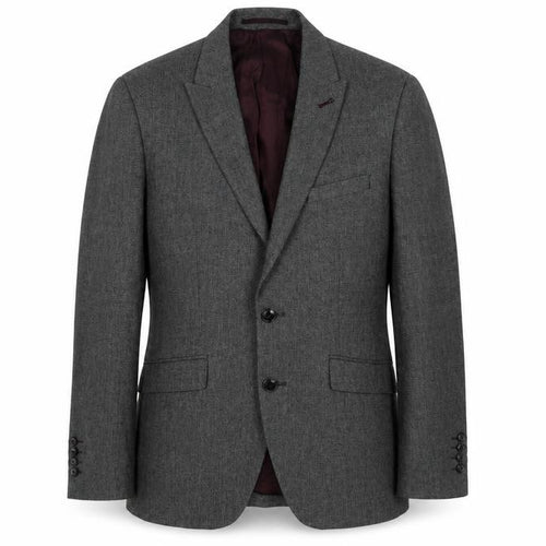 Burton Menswear London Grey Slim Fit Blazer 36S