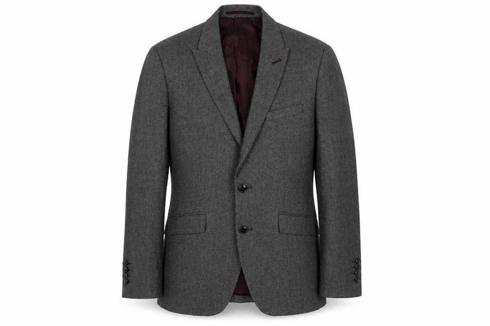 Burton Menswear London Grey Slim Fit Blazer 36S
