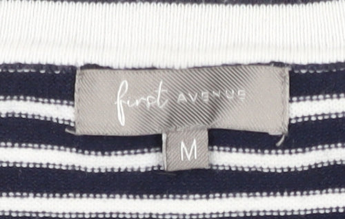 First Avenue Women's Multicoloured Striped Pullover - M