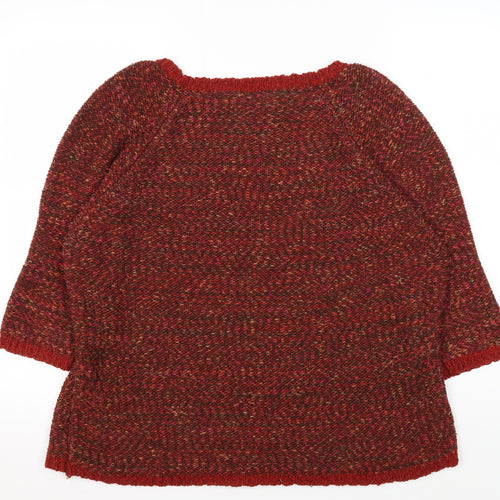 David Emanuel Women's Red XL Jumper, 3/4 Sleeves