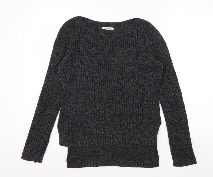H&M Women's Grey Knit Pullover Jumper XS