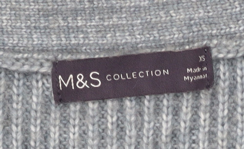 Marks and Spencer Women's Grey Cardigan XS