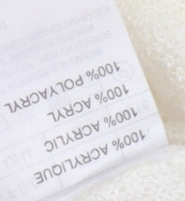 Damart Women's Ivory Floral V-Neck Pullover M