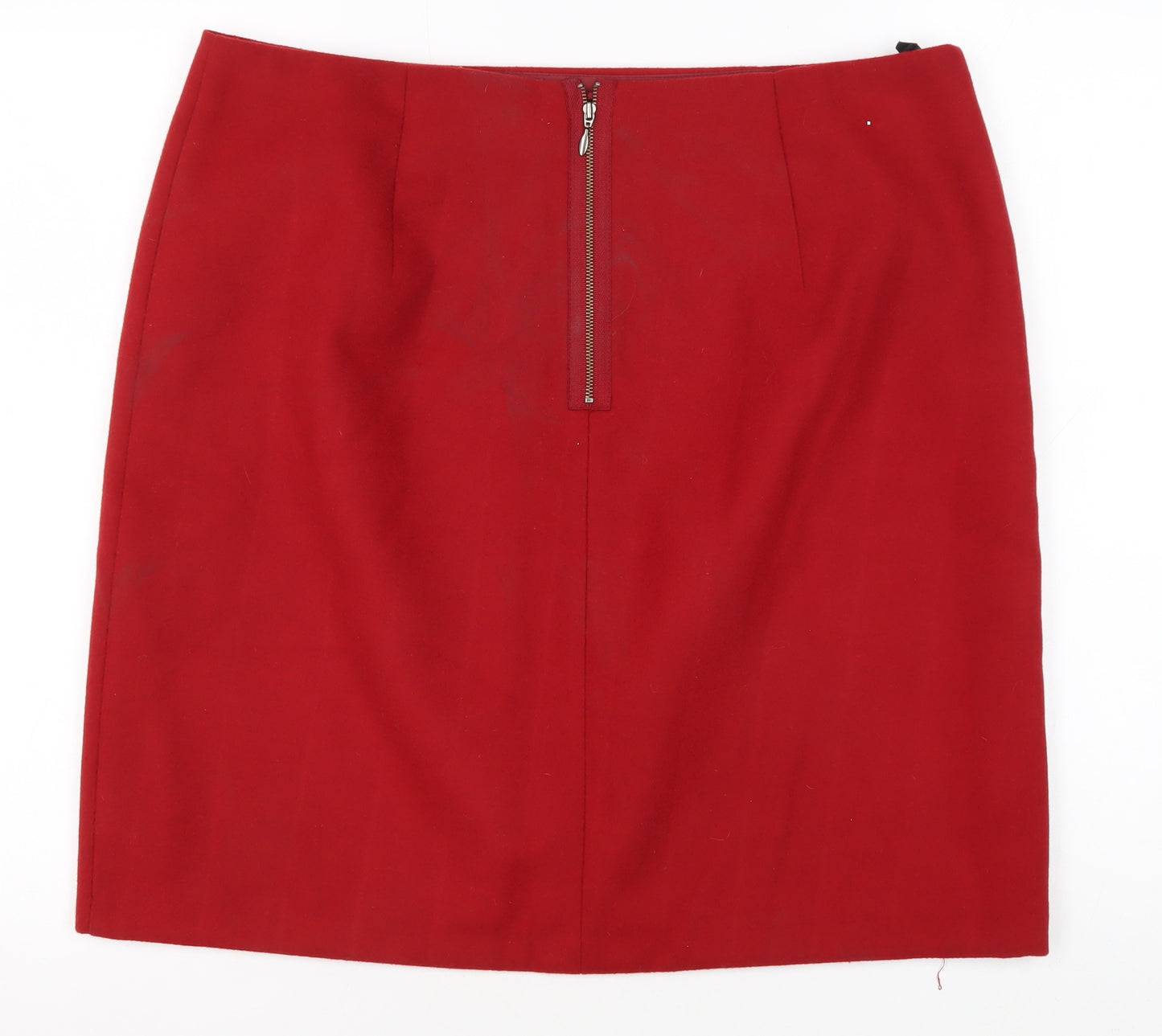 Marks & Spencer Women's Red Pencil Skirt, Size 16