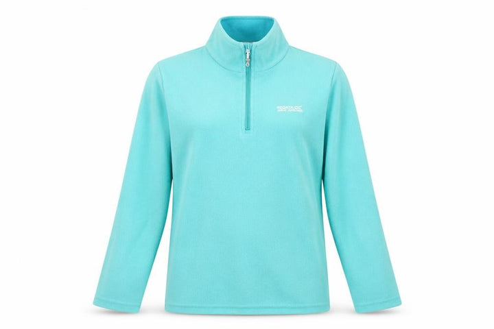 Regatta Women's Blue 1/4 Zip Fleece Sweatshirt UK 12