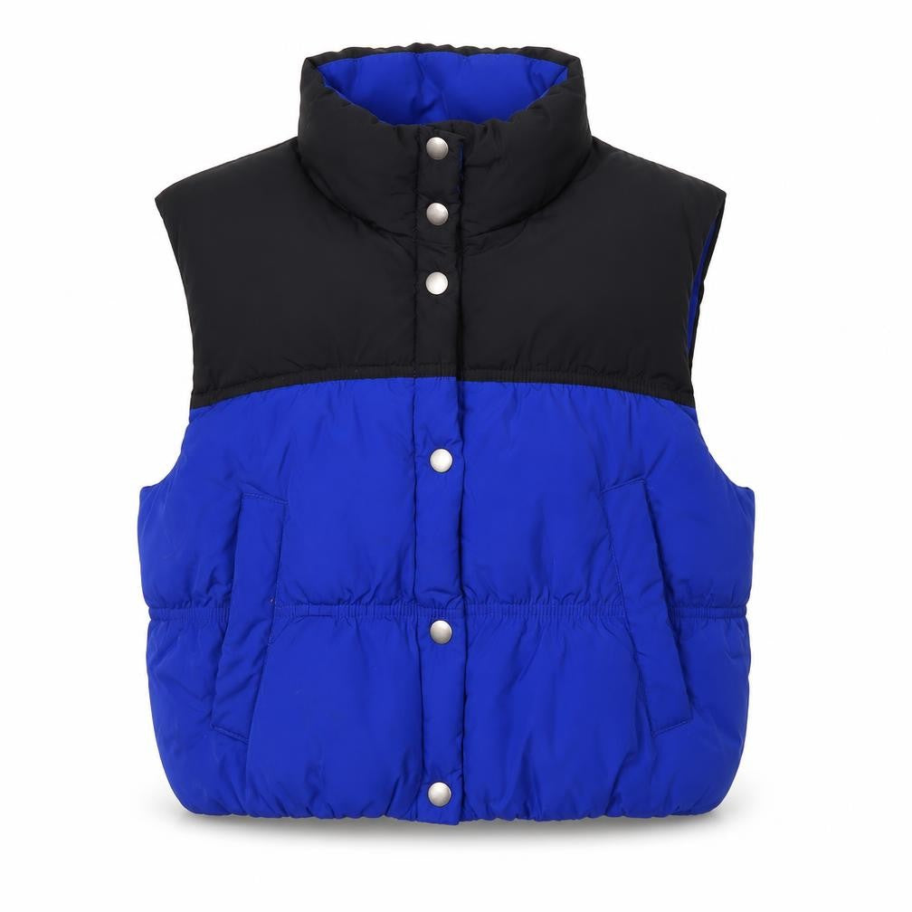 H&M Blue Unisex Waistcoat, Padded, Size M, Casual