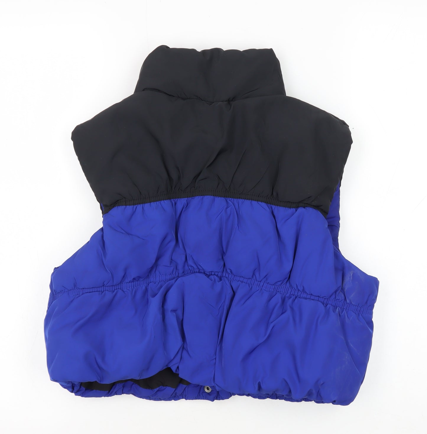 H&M Blue Unisex Waistcoat, Padded, Size M, Casual