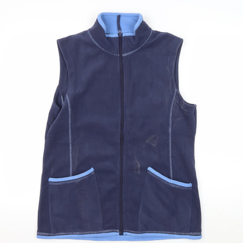 Mountain Warehouse Women's Blue Fleece Waistcoat, Size 12
