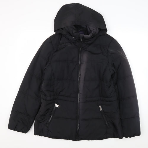 Marks and Spencer Women's Black Puffer Jacket Size 14