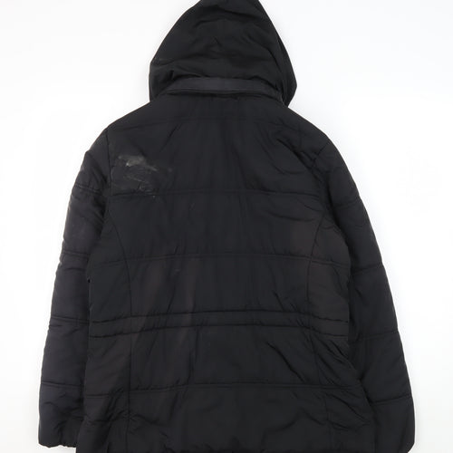 Marks and Spencer Women's Black Puffer Jacket Size 14