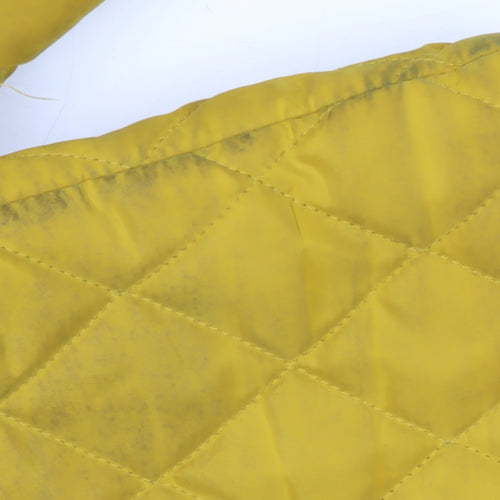 Regatta Women's Yellow Quilted Hooded Jacket Size 14