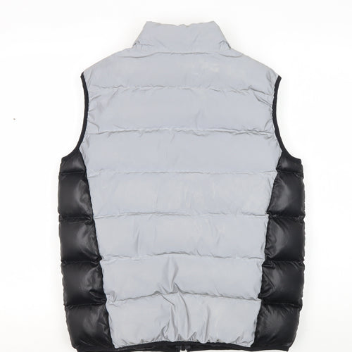 Good For Nothing Unisex Kids Black/Grey Puffer Jacket 13-14 Years