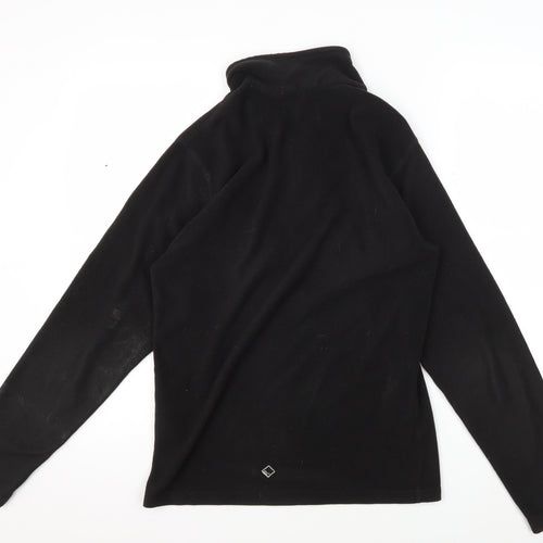 Regatta Unisex Black Fleece 1/4 Zip Sweatshirt