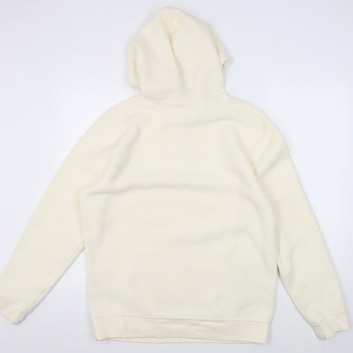 Gap Women's Ivory Pullover Hoodie, M, Casual Fleece
