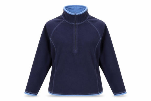 Front view of Mountain Warehouse Women's Blue Pullover Fleece Sweatshirt, size 12