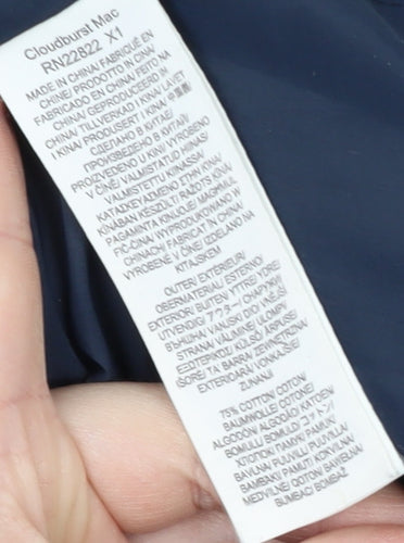 Seasalt Cornwall Women's Blue Raincoat Size 14