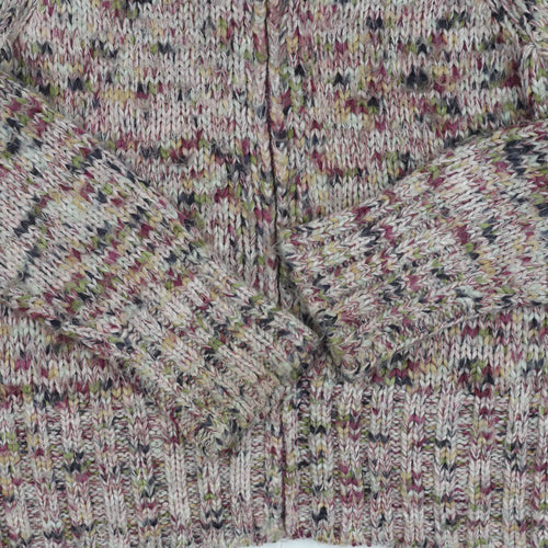Casual Club Women’s Multicoloured Size 16 Chunky-Knit Jumper