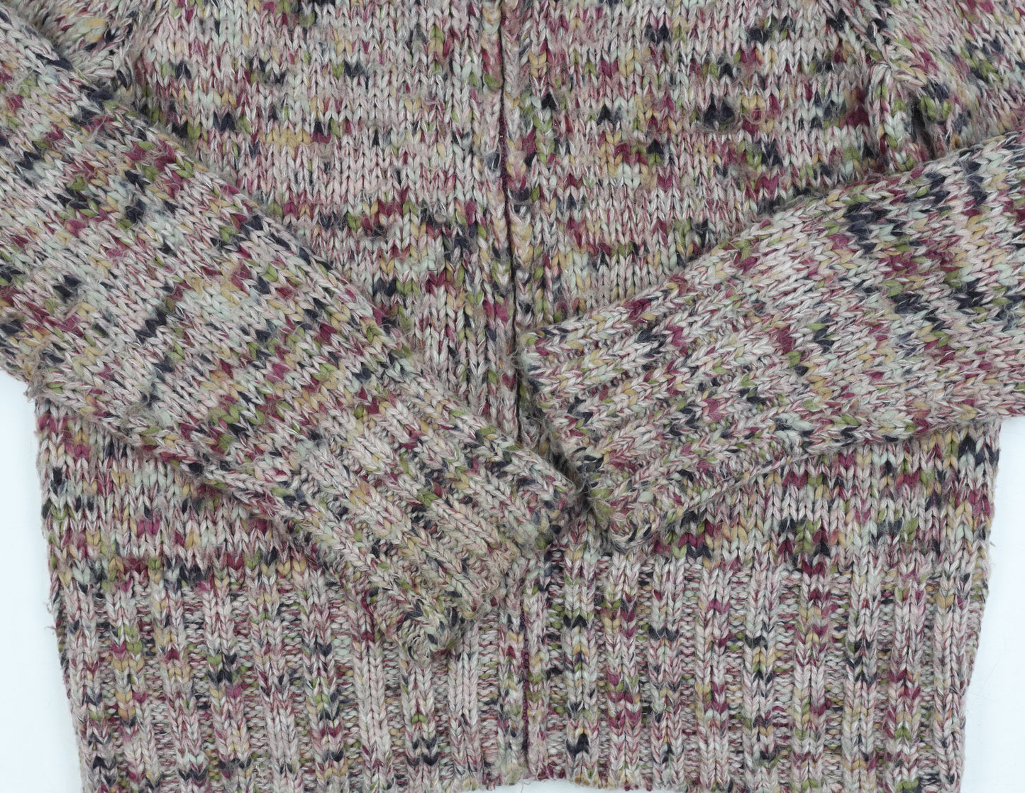 Casual Club Women’s Multicoloured Size 16 Chunky-Knit Jumper