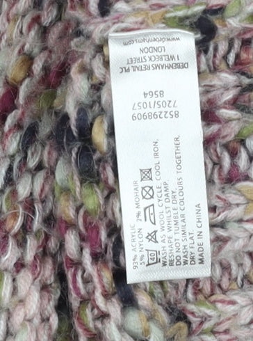 Casual Club Women’s Multicoloured Size 16 Chunky-Knit Jumper