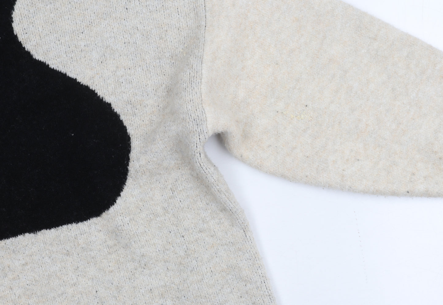 Monki Women's Multicoloured Mock Neck Jumper, Size M